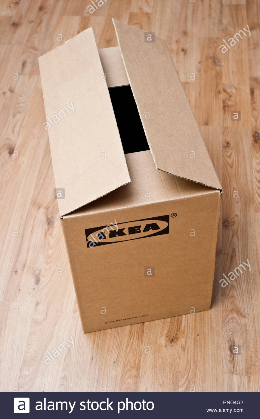 Caja Cartón Ikea