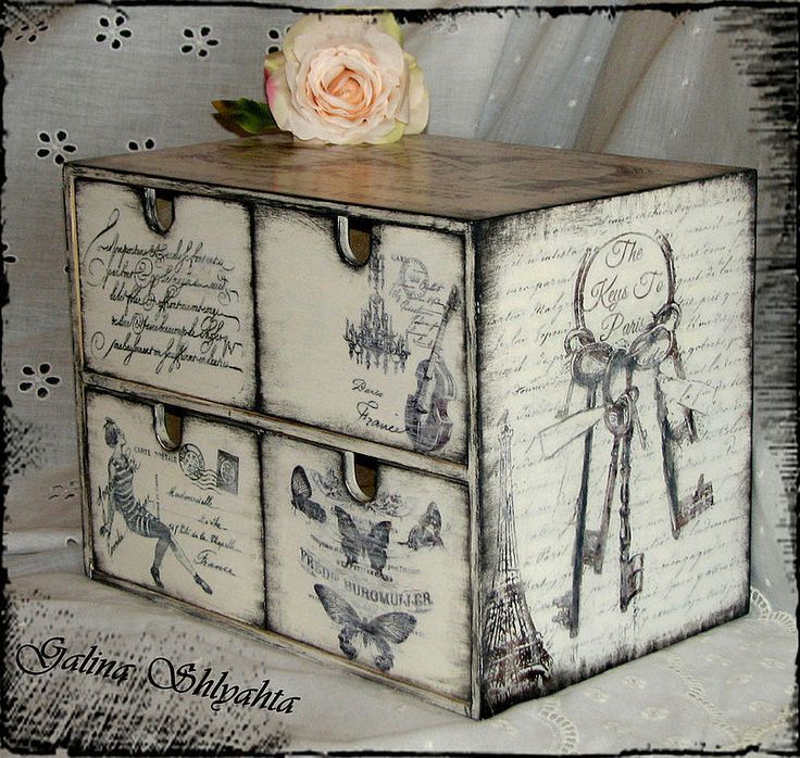 Cajas Madera Vintage Ikea
