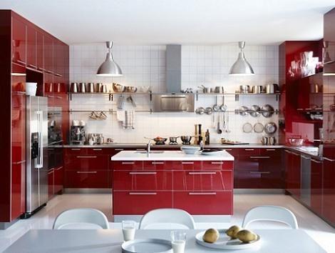 Cocina Roja Ikea