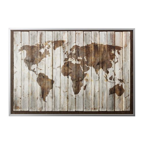 Cuadro Mapamundi Ikea
