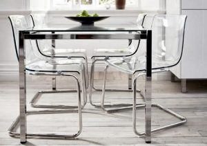 Mesa Comedor Cristal Ikea