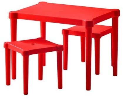 Mesa Roja Ikea