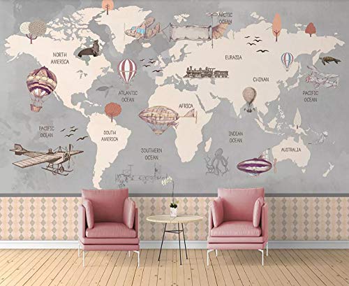 Papel Pintado Mapamundi Ikea
