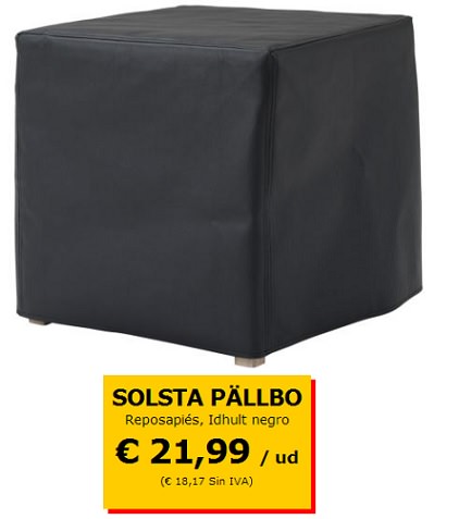 Puff Cuadrado Ikea