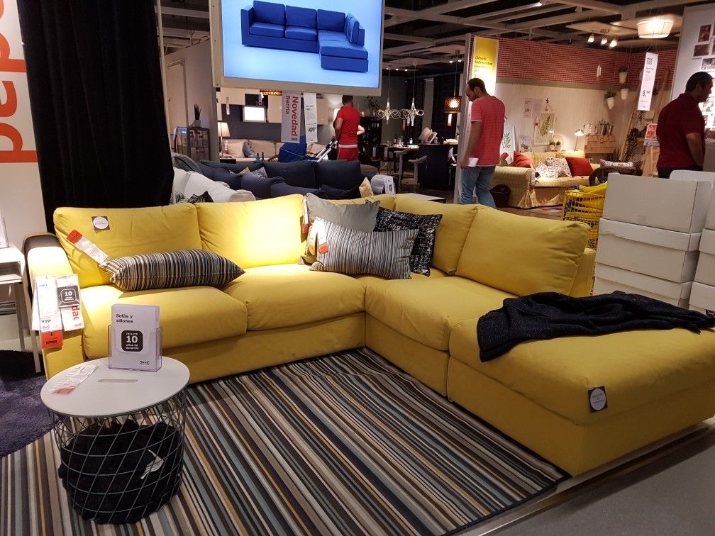 Sofá Amarillo Ikea