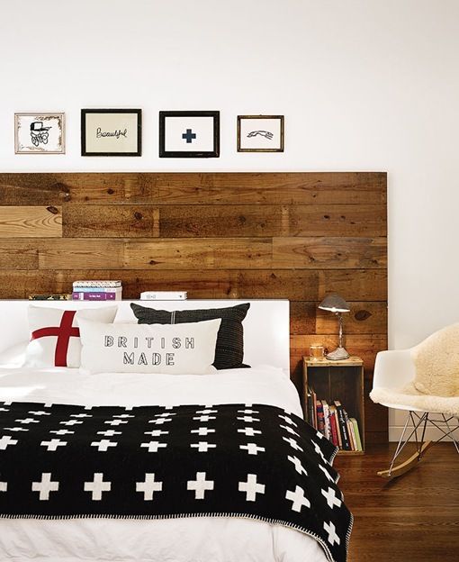 Cabeceros De Cama Con Tablas De Madera