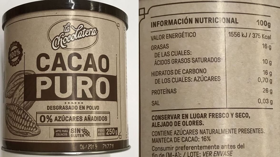 Cacao Puro Hacendado