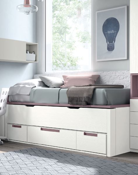 Cama Compacta Blanca
