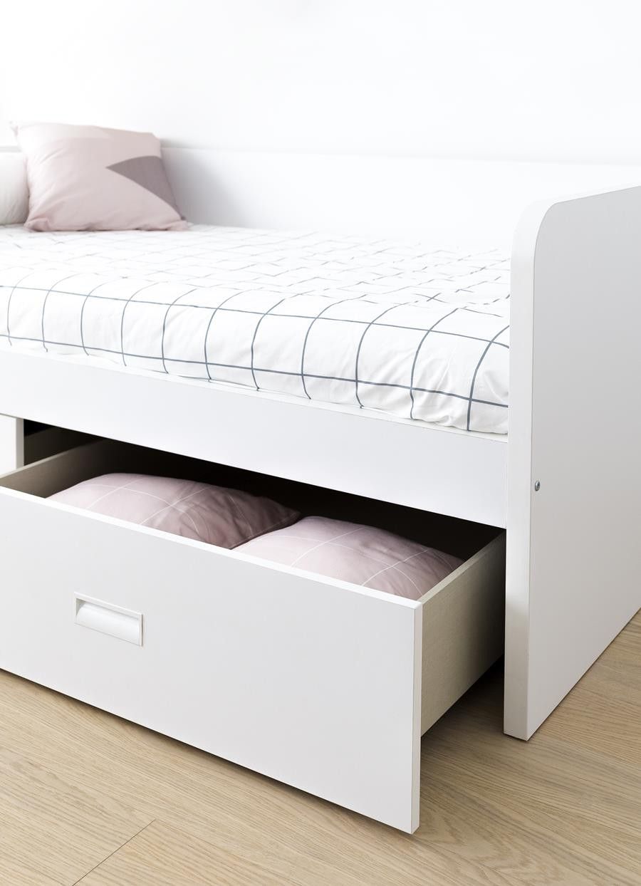 Cama De 105 Con Cajones