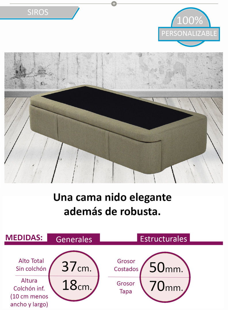 Cama Nido 80X180
