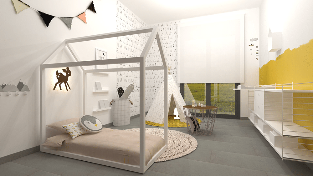 Cama Suelo Niños