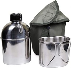 Cantimplora Militar Acero Inoxidable