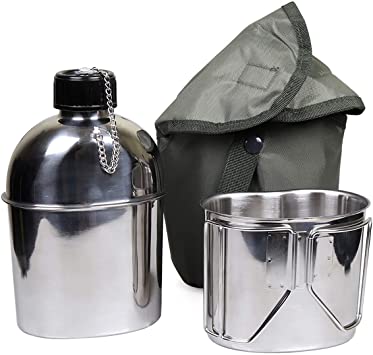 Cantimplora Militar Acero Inoxidable