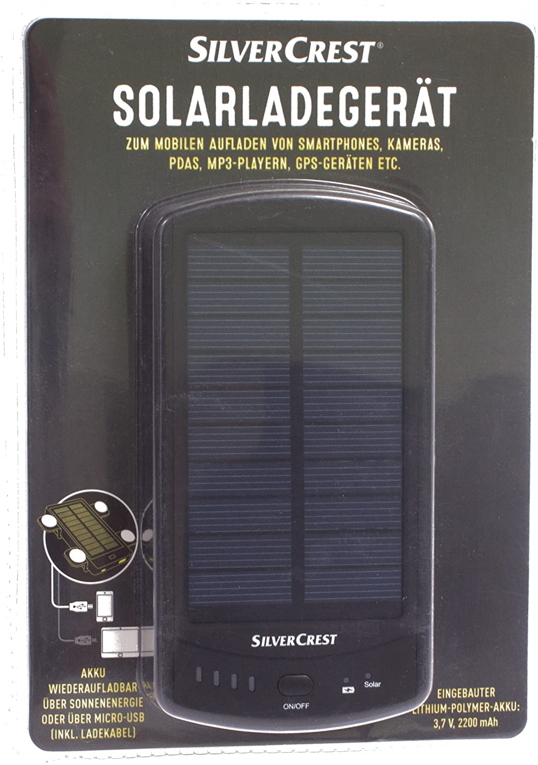 Cargador Solar Silvercrest