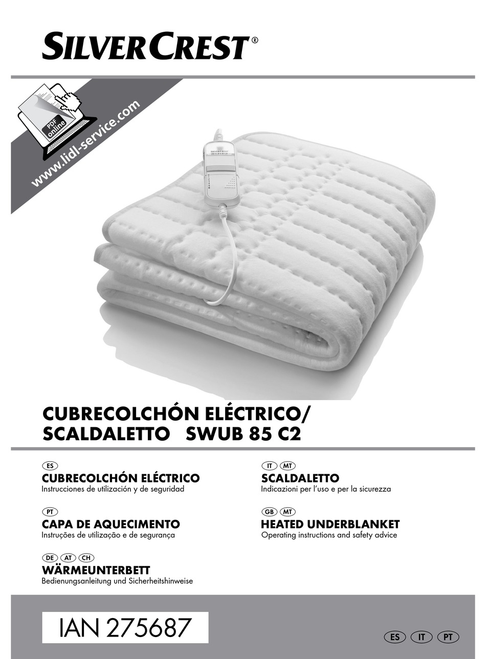 Cubre Colchón Eléctrico Silvercrest