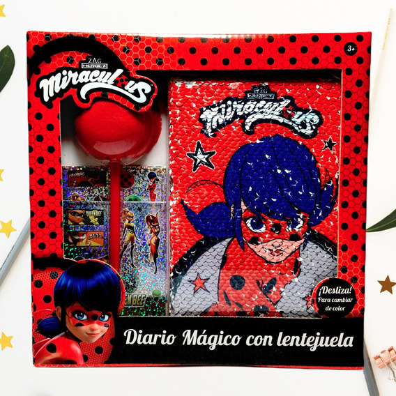 Diario Ladybug Lentejuelas