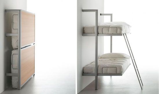 Litera Plegable Pared