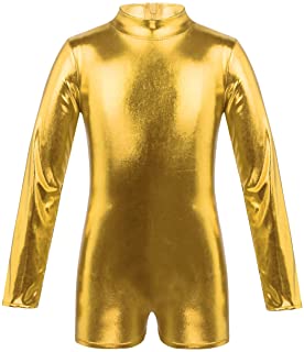 Maillot Dorado Niña Manga Larga
