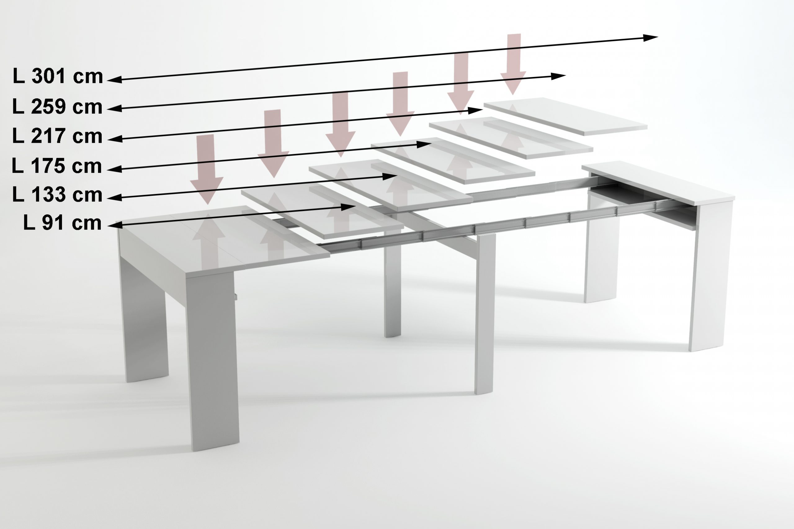 Mesa Extensible 3 Metros