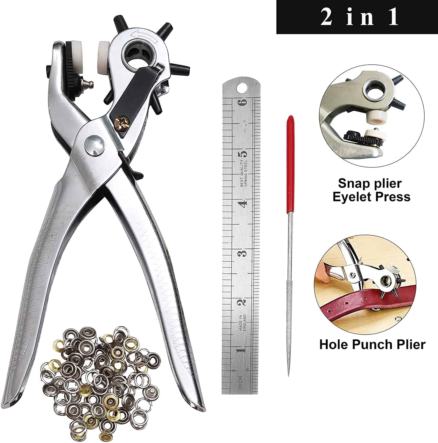 Remachadora Para Ropa Y Cuero