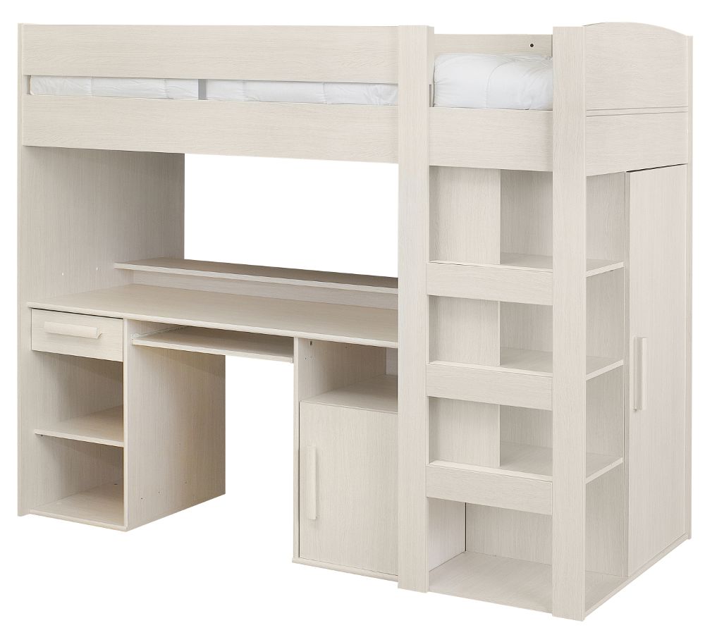 Cama Alta Con Escritorio Conforama