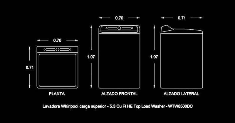 Lavadora Dwg