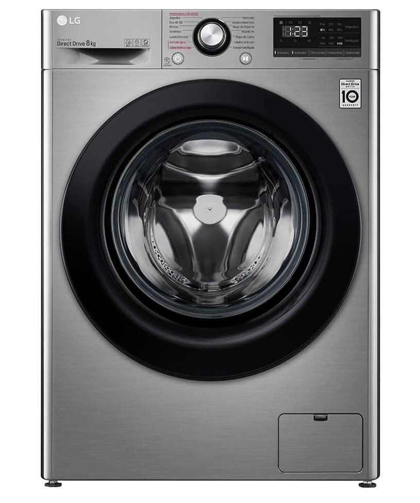 Lavadora Lg 8 Kg 1400 Rpm