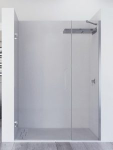 Mampara De Ducha De Una Puerta Abatible
