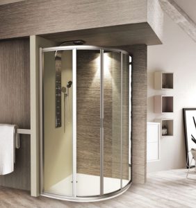 Mampara Plato Ducha Semicircular 70X70