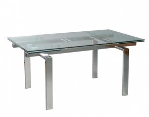 Mesas De Comedor De Cristal Extensibles Conforama