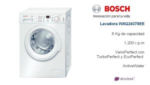 Skin Care Lavadora Bosch