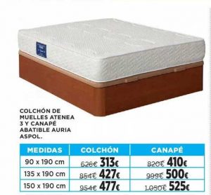 Colchón Atenea Hipercor