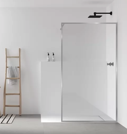 Mampara Cristal Fijo Para Ducha Leroy Merlin