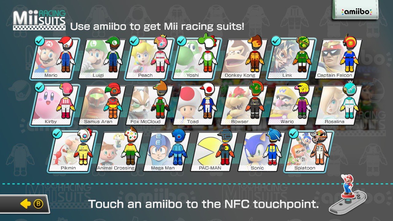 Amiibo Mario Kart Nintendo Switch