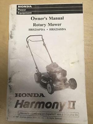 Cortacésped Honda Manual