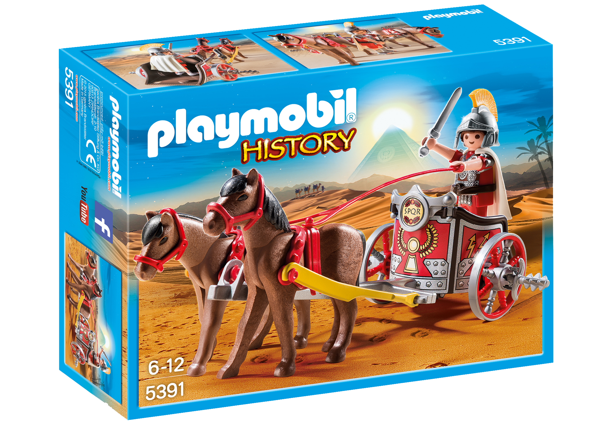 Cuadriga Romana De Playmobil
