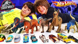 Dani Y Evan Dinosaurios Hot Wheels