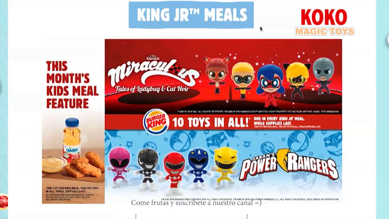 King Jr Meal Juguete