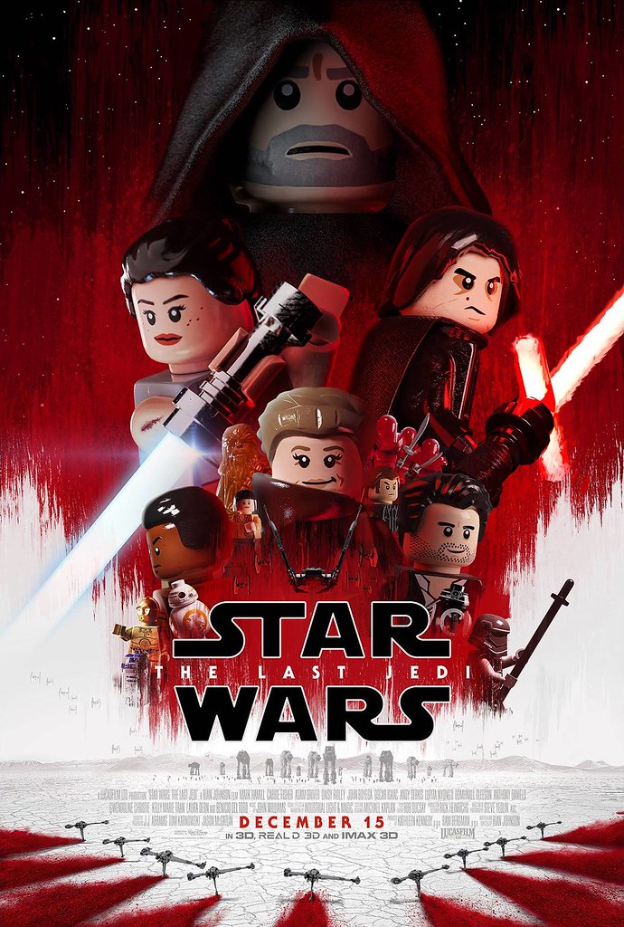 Lego Star Wars Last Jedi Poster