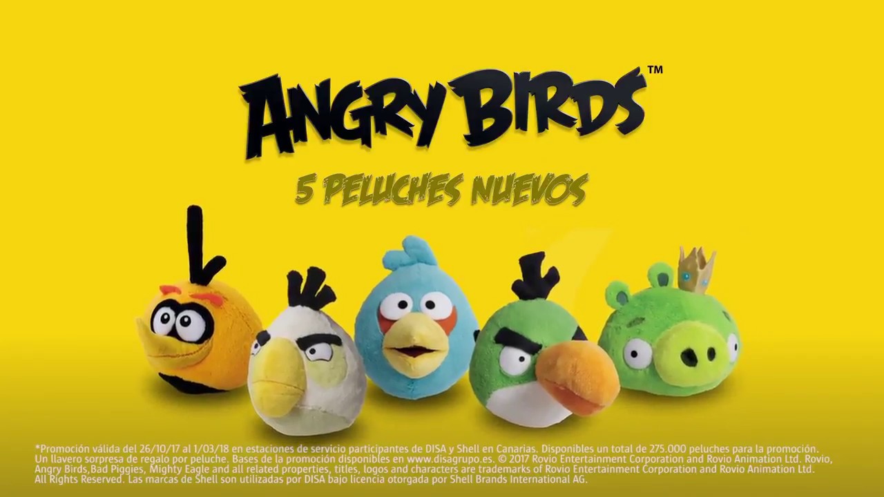 Peluches Angry Birds Disa