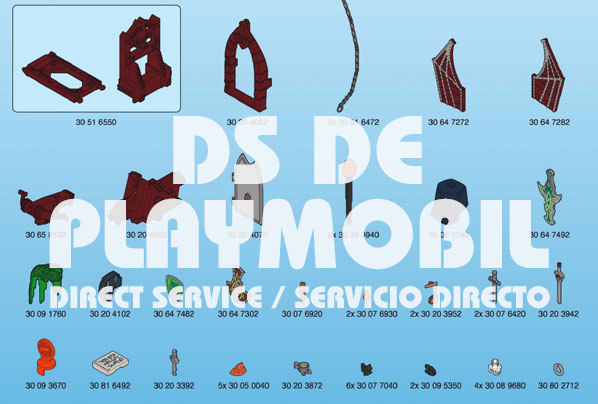 Referencias Piezas Playmobil