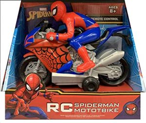 Spiderman Con Moto Juguetes