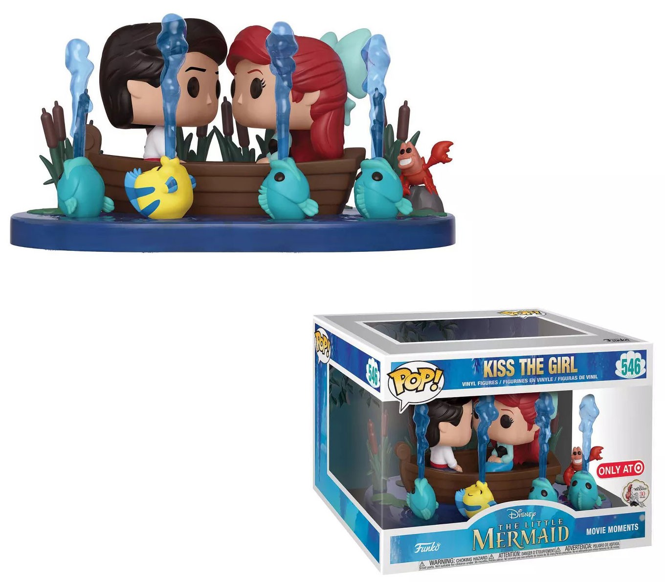 The Little Mermaid Kiss The Girl Funko Pop