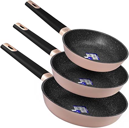 3 Sartenes Titanium De 5 Piezas Cecotec