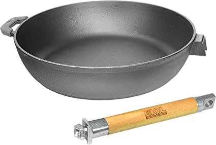 Sartenes De Hierro Fundido Con Mango Desmontable